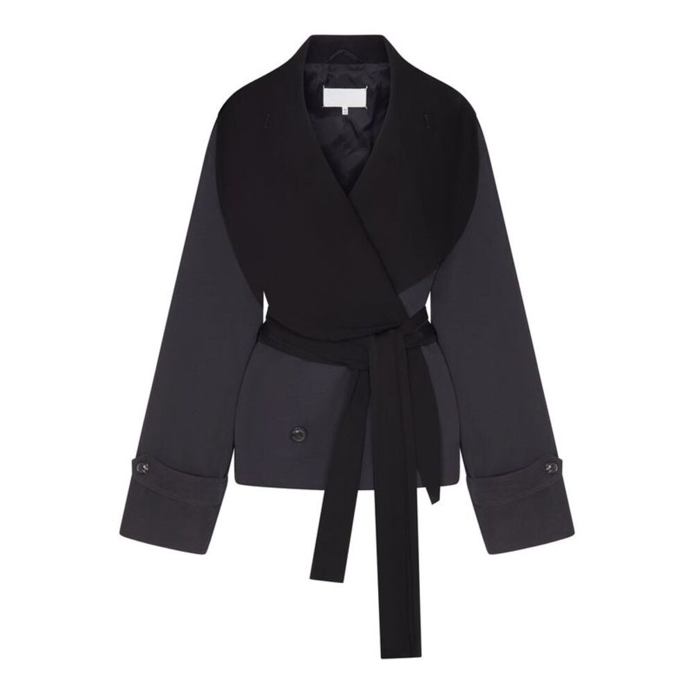 Maison Margiela Women Short Draped Trench Coat